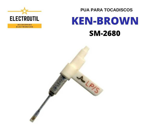Púa Aguja Para Tocadisco Ken Brown Sm-2680 Original! 