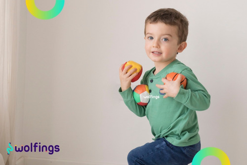 Pack X3 Pelotas Blandas Soft Juguete Bebe Juego Didactico