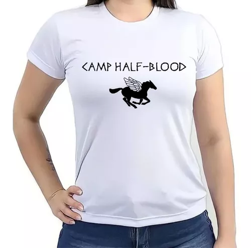 Camiseta Babylook Camp Half Blood Percy Jackson Algodão 2371 - Novo -  Camiseta Feminina - Magazine Luiza