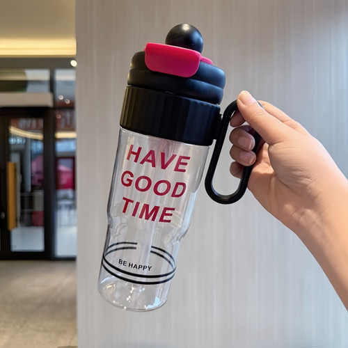 Vaso Plástico 1000ml Con Popote 4 Colores Surtidos