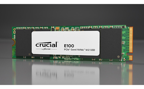 Ssd 480gb M.2 Nvme Pcie 4 4700mb/s Leit -2500mb/s Grav E100 Ct480e100ssd8 Crucial Verde
