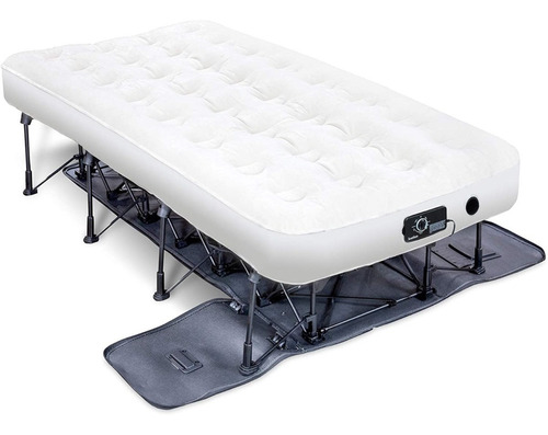 Colchón Hinchable De Ivation Ez-bed, Con Marco Y Funda 