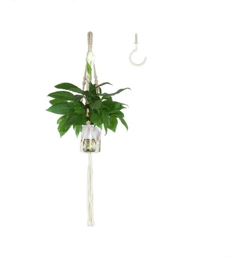 Colgador De Matera - Maceta En Macramé - Plantas Decoración 