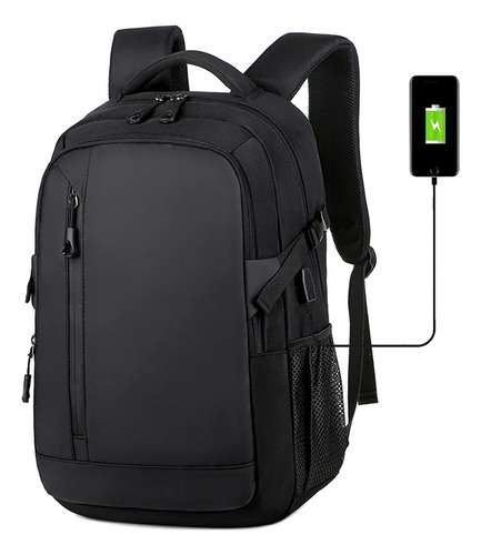 Mochila Phull Porta Notebook Usb Anticorte Impermeable