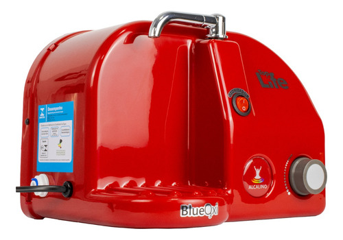 Purificador Blueoxi S/ Gelar, Alcaliniza, Ioniza E C/ Ozônio Cor Vermelho 220v