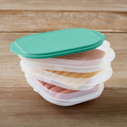 Recipientes Para Quesos Carnes Frías Tupperware 3 Pz 630ml