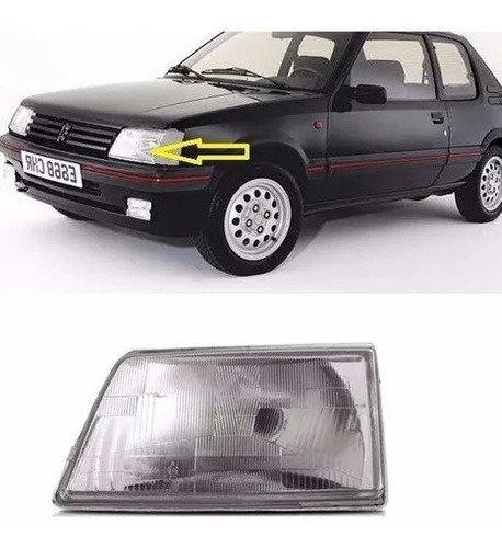 Juego Optica Peugeot 205 Izq/der 91/92/93/94/95/96/97/98/99 