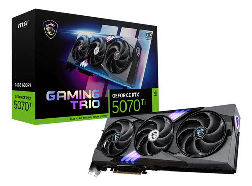 Tarjeta De Video Msi Rtx 5070 Ti 16gb Gaming Trio Oc Plus, G