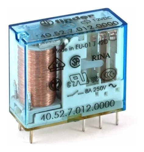 20x Rele Finder 405270120000 12vcc 2r 8a 4052 12vcc