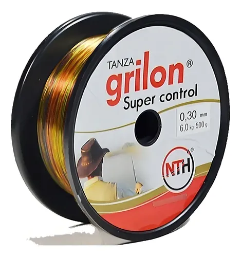 Tanza Pesca Grilon Super Control 050mm Resiste 17,1 Kg Color Rojo