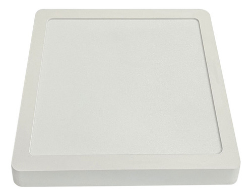Plafón Led Etheos 18w Plástico Blanco Luz Cálida