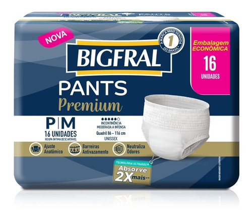 Kit Roupa Íntima Descartável Bigfral P/m 64 Unidades