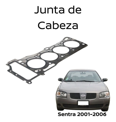Junta Culata Nissan Sentra 2001-2006 M 1.8 Metalica