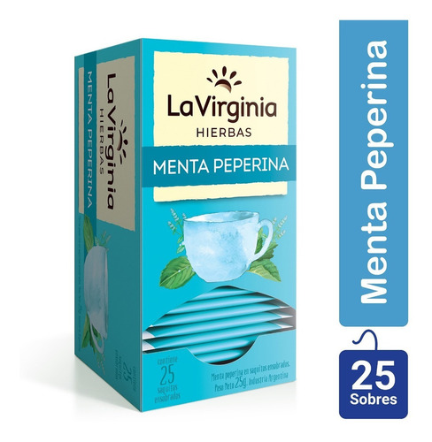 La Virginia Te En Saquitos Menta Peperina 25 Saquitos 37,5g