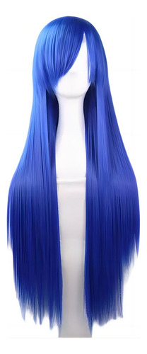 Cosplay Pelucas Cabello Sinteticas Larga Y Liso Multicolor