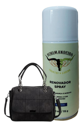 Renovador Spray Schimandeiro Para Camurça E Nobuck Desbotado