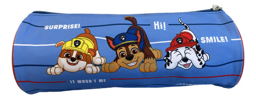 Estuche Escolar Cilindrico Paw Patrol Niño Niña