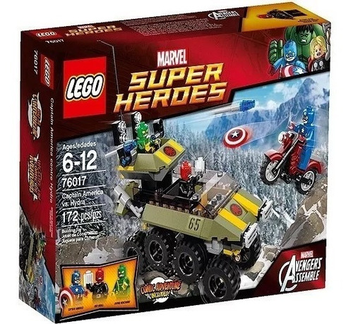 Lego Marvel Captain America Vs Hydra 76017 Super Heroes