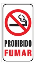Comprar Cartel De Prohibido Fumar, 10 Cm De Ancho Por 18 Cm De Alto. Esencial Para Señalización En Comercios, Cumpliendo Normativas De Seguridad Y Salud. Garantiza Un Entorno Libre De Humo. Fácil Instalación