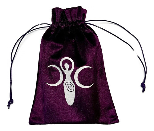 Bolsa Tarot Terciopelo Triple Luna Persona Esotérico Hkt