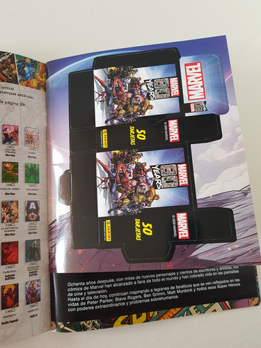 Albúm Marvel 80 Aniversario Panini 2020 Vacio (Usado)