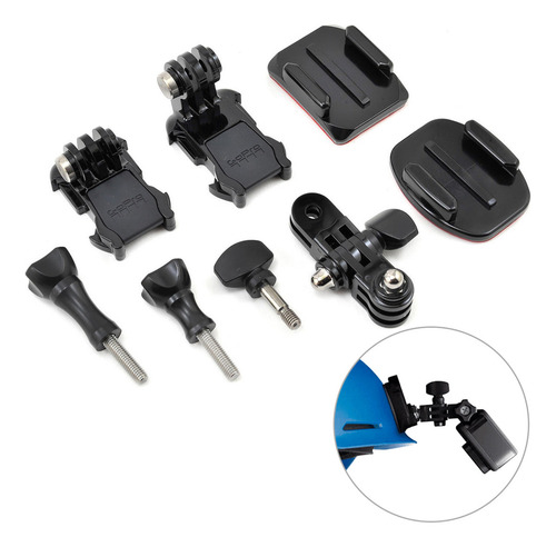 Pack De Soportes Varios Gopro Original Curvo Plano Hebilla