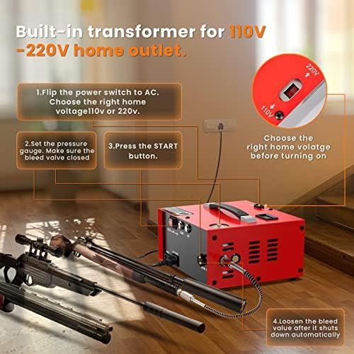 Gx Pump Cs1-i Compresor De Aire Pcp Con Adaptador De Corrien