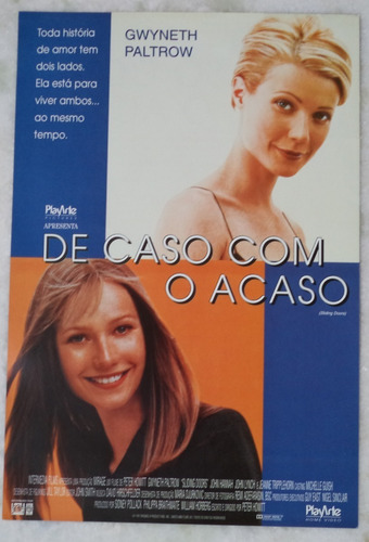 Poster De Caso Com O Acaso - Leia Descrição (Usado)
