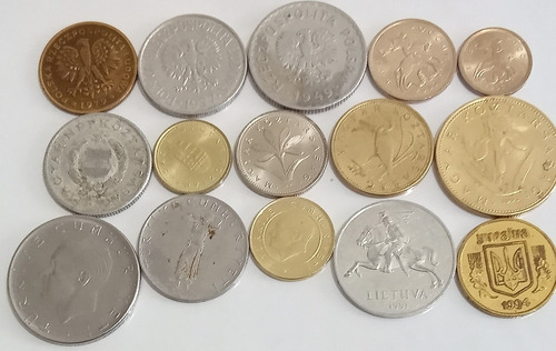 15 Moedas Do Leste Europeu