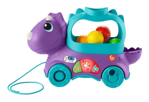 Bolas divertidas con forma de dinosaurio de Fisher-Price, Mattel Hrn49