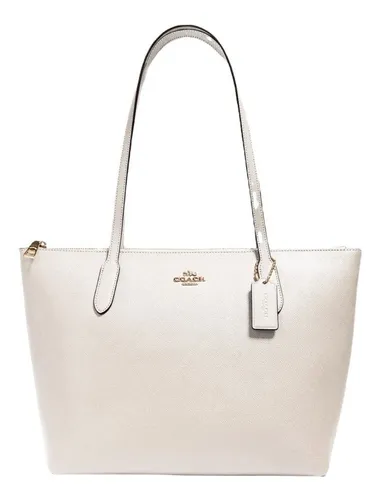 Cartera coach blanca sale