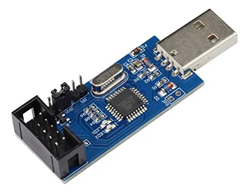 Paquete De 2 Unidades Usbasp Isp Programmer + Adaptador 10 P