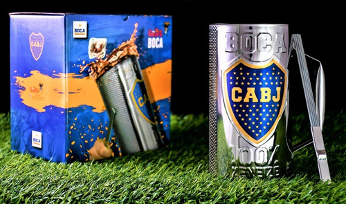Vaso Guiro Boca Juniors Oficial Con Raspador Vg Pro - Full