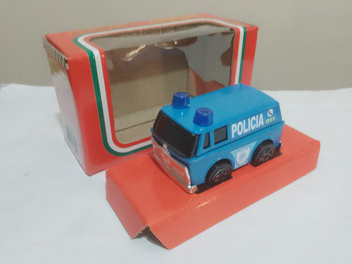 Camioncito Policía Chapa Y Plástico Zona Retro Juguetería