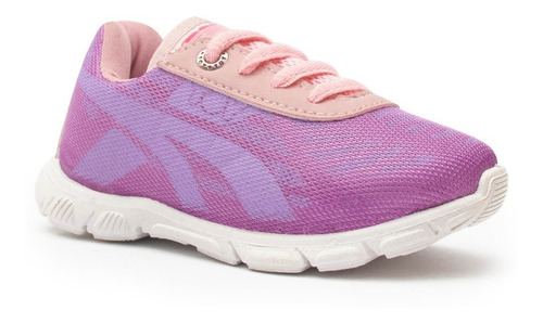 Zapatilla Niña Toy Fucsia Y Lila (talle 20 Al 26) Art H43fl