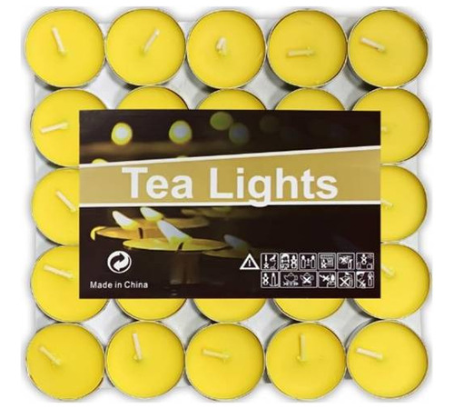 Velas Flotantes Aromáticas Tea Lights 50 Unidades 
