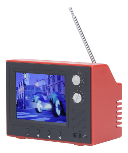 Televisor En Miniatura Jugable De Estilo Retro De Dollhouse