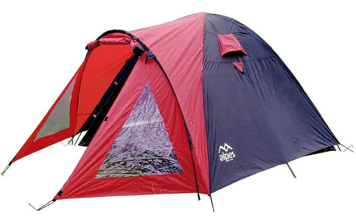 Carpa Storm Alpes Igloo P/ 4 Personas Con Techo Aluminizado