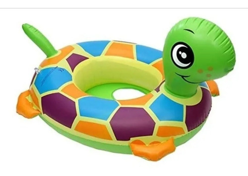 Flotador Tortuga Asiento Bebés 78 X 58 Cms Salvavidas Inflab