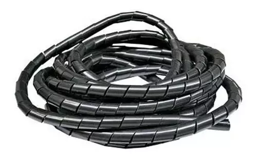 uxcell El cable espiral flexible de 0.118 in envuelve la longitud del cable  el 19M de la longitud del cable
