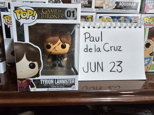 Tyrion Lannister Funko Pop (cicatriz Edición Rara) Got (Usado)