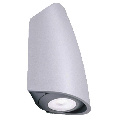 Aplique Led Cilíndrico Gris Ip67 G9 Inc. Mamete