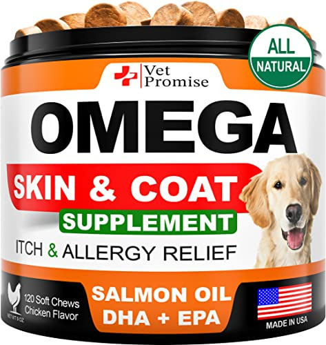 Nutriente-rico Omega-3 Masticias Para Perros - Con G3zxq