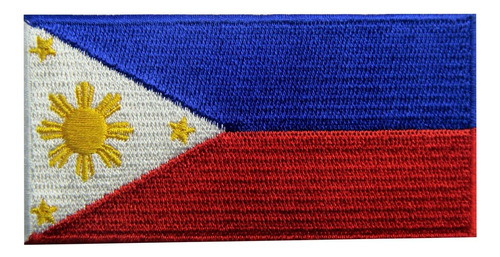 Parche Bordado Con Bandera De Filipinas Para Planchar Y Cose