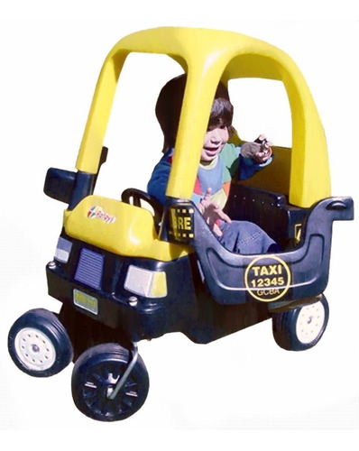 Imagen 3 de 4 de Auto Caminador Coupe Taxi Rotoys Puertas Techo Envio Gratis