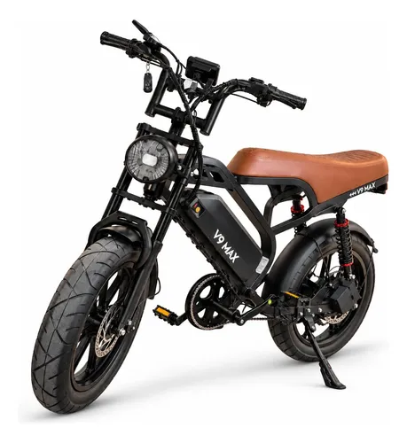 Bicicleta Elétrica V9 Max 1000W Freio Hidráulico Alarme NFC