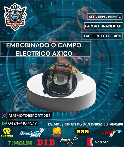 Embobinado O Campo Electrico Ax100