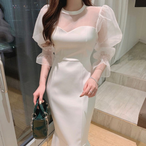 Paquete: Bata De Sirena A La Moda Coreana Y Elegante, Vestid