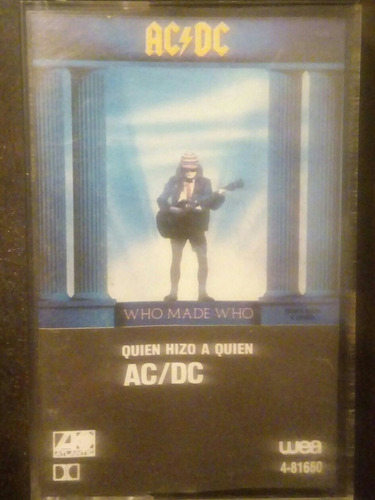 Ac / Dc - Who Made Who - Cassette Impecable / Colección 