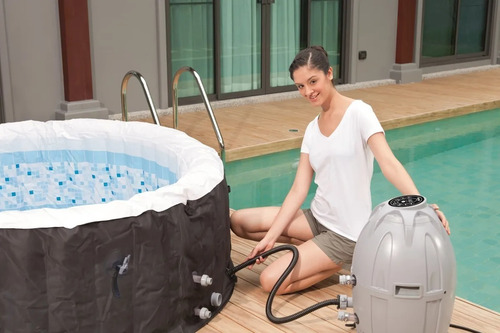 Jacuzzi Hidromasaje Spa Inflable Miami Lay-z 40ºc Bestway